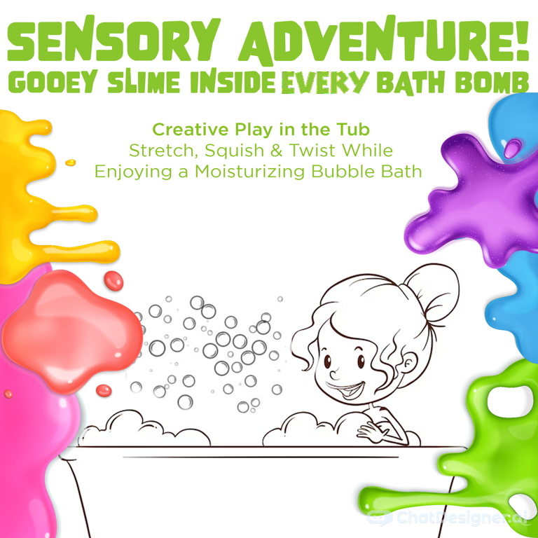 Slime Bath Bombs (6 Pack) - Two Sisters Spa