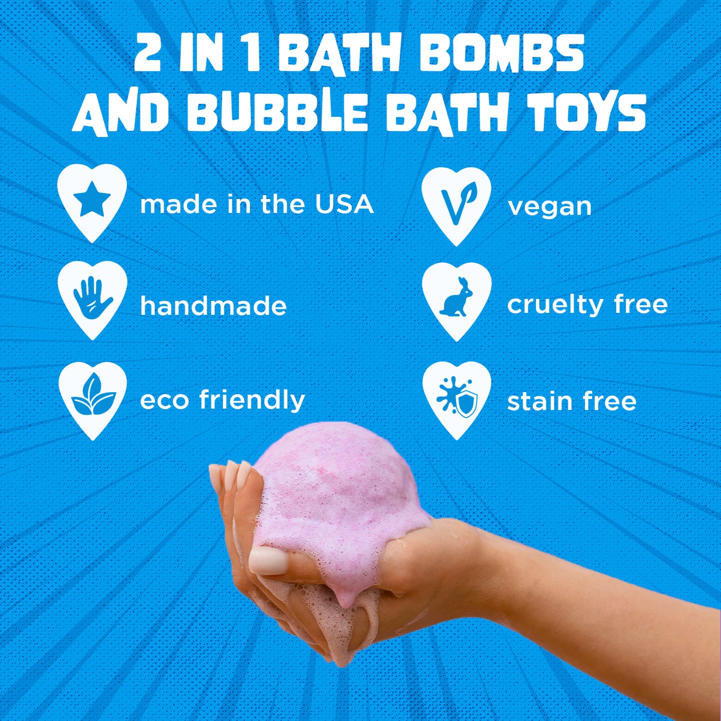 Monster Surprise Bath Bombs (6 Pack) - Two Sisters Spa
