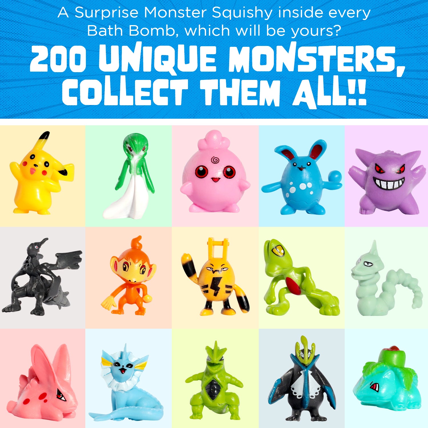 Monster Surprise Bath Bombs (6 Pack) - Two Sisters Spa