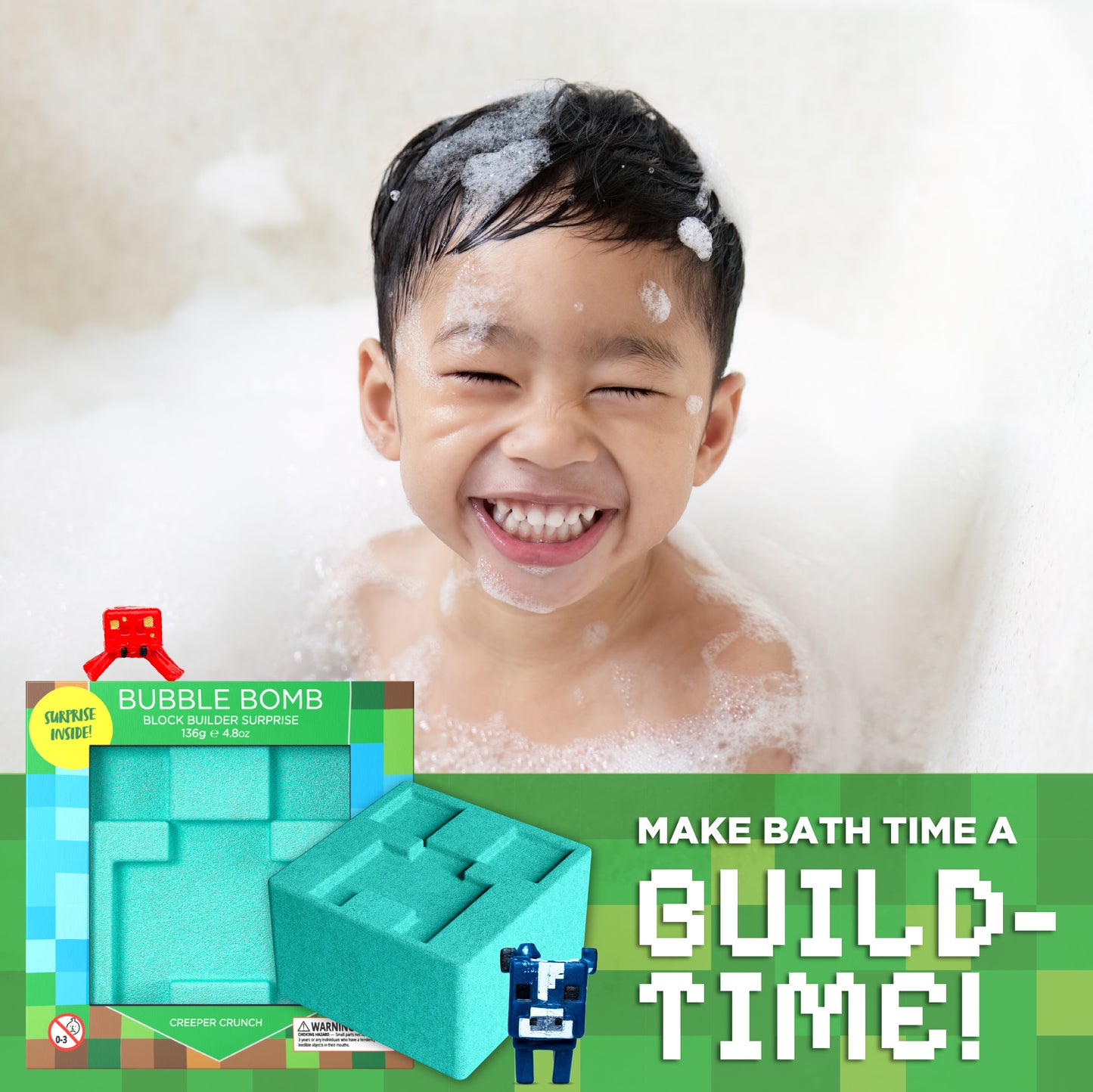 Block Builder Surprise Bath Bomb - Two Sisters Spa