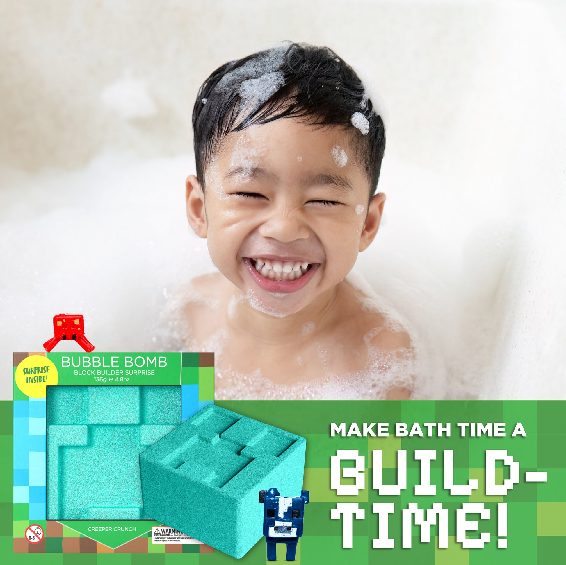 Block Builder Surprise Bath Bomb - Two Sisters Spa