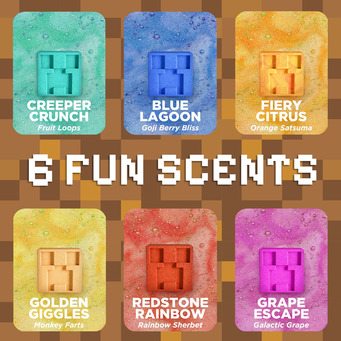 Block Builder Surprise Bath Bombs (6 Pack) - Two Sisters Spa