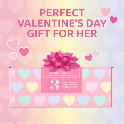 Candy Hearts Bath Bombs (3 Pack) - Two Sisters Spa