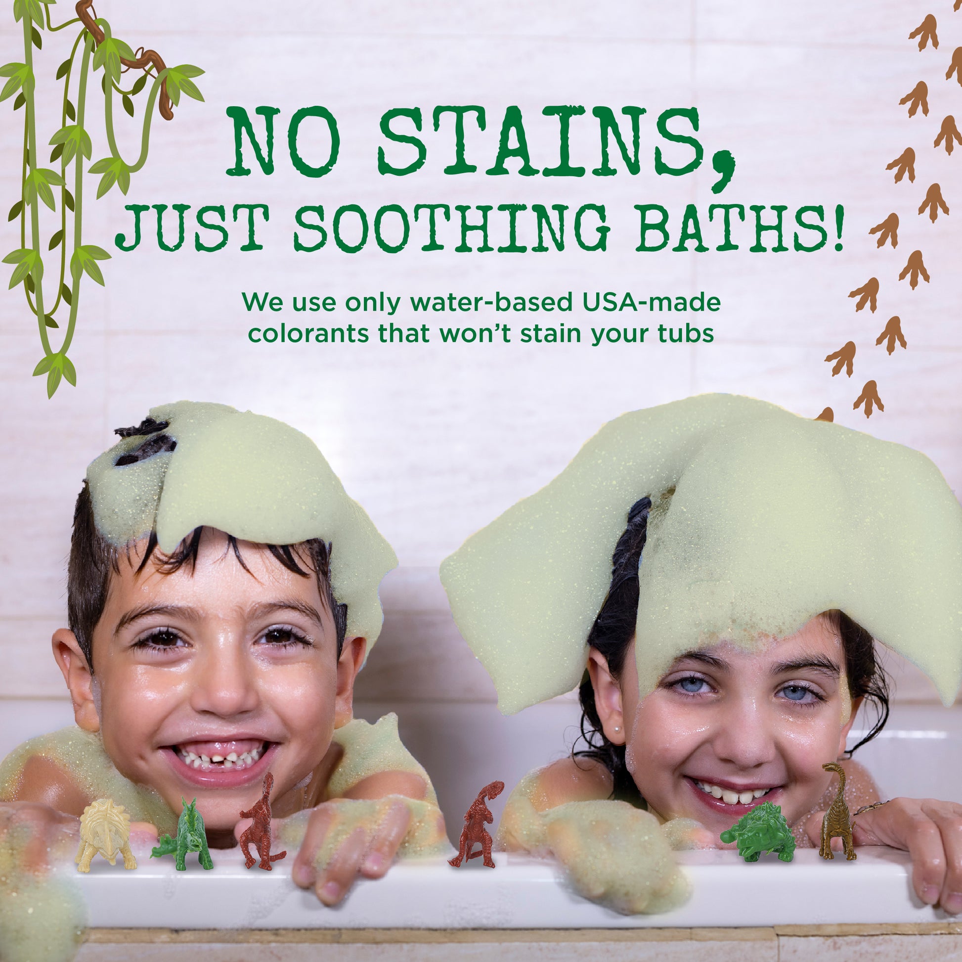Dinosaur Surprise Bath Bombs (6 Pack) - Two Sisters Spa