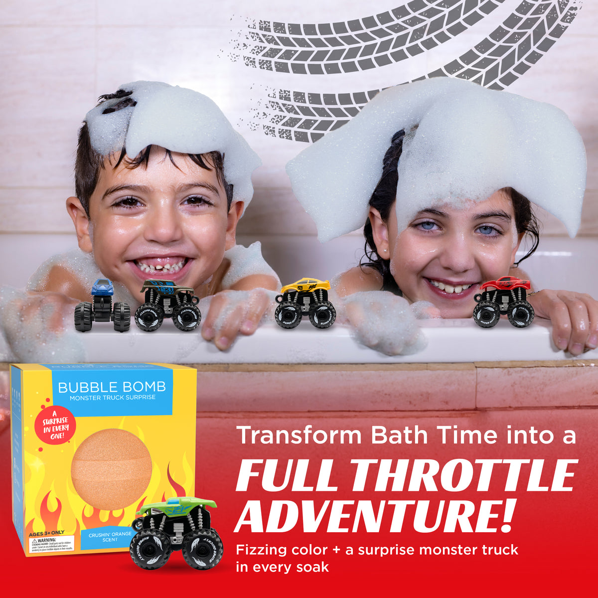 Monster Truck Surprise Bath Bombs - Two Sisters Spa