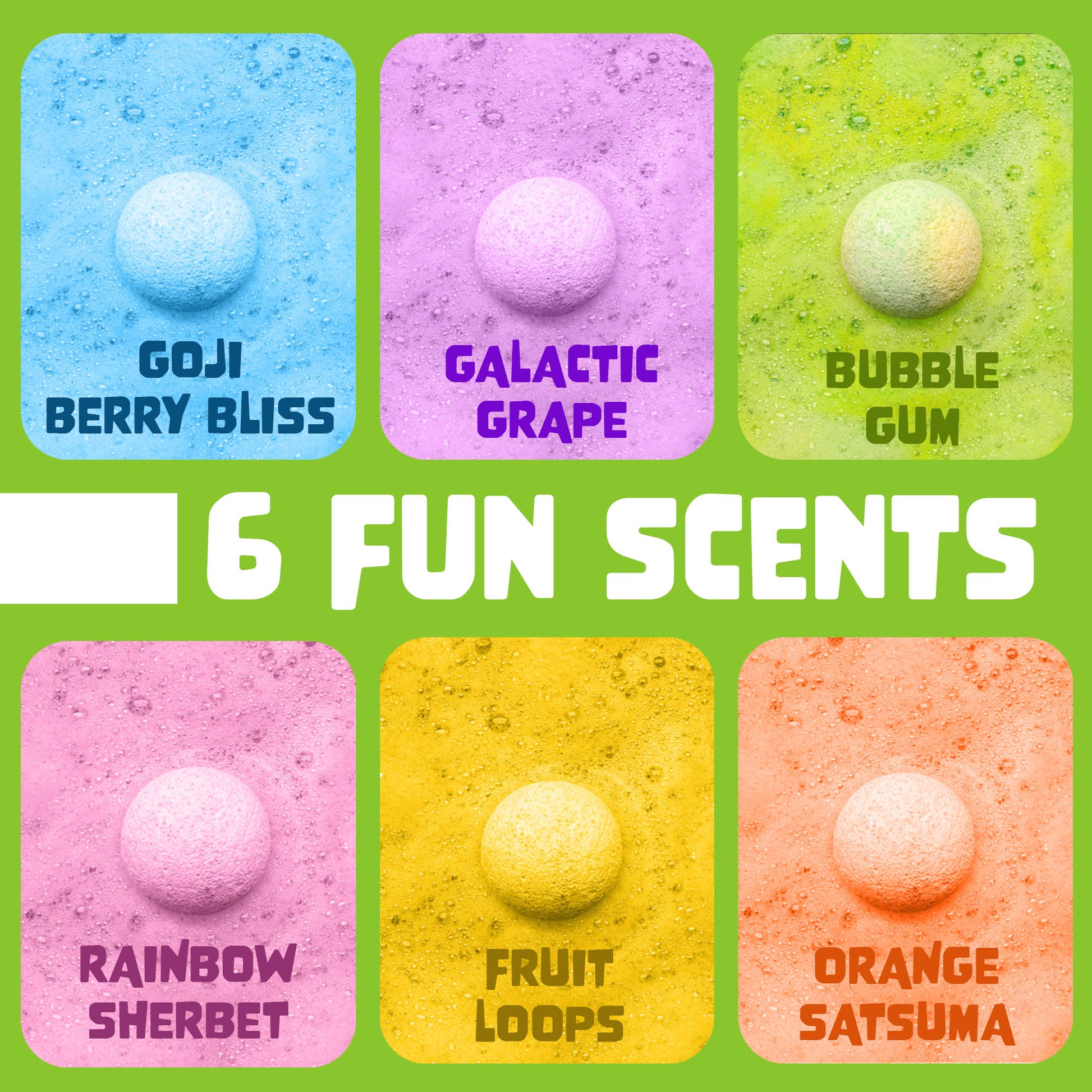 Slime Bath Bombs (6 Pack) - Two Sisters Spa