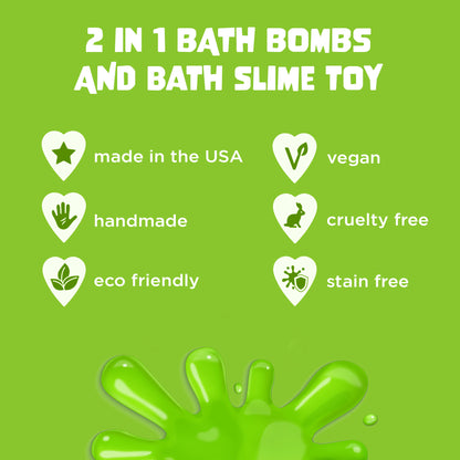 Slime Bath Bombs (6 Pack) - Two Sisters Spa