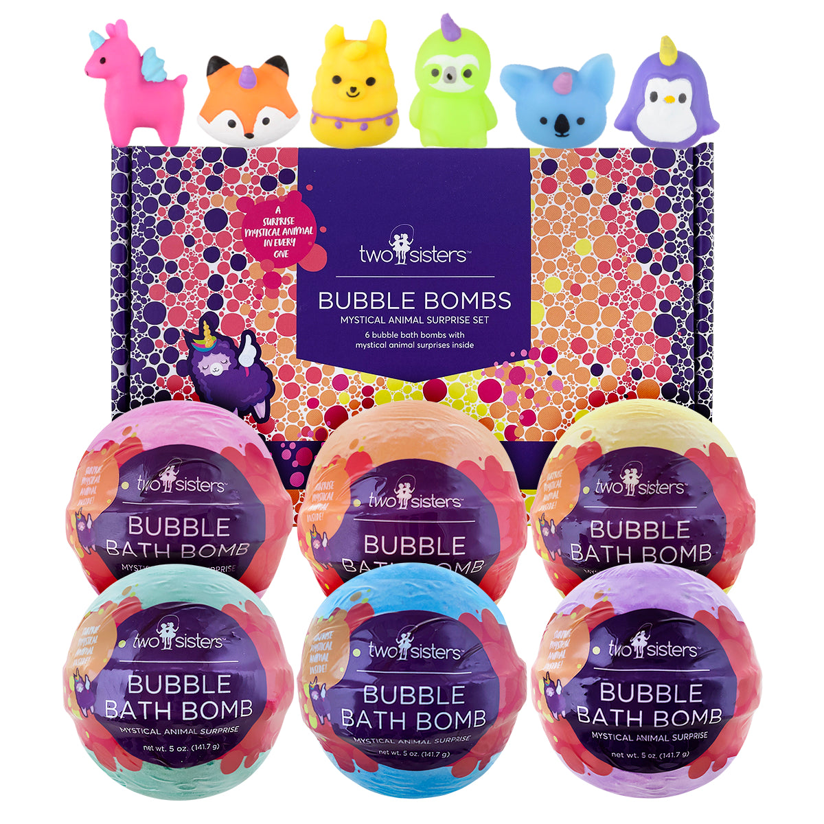 Mystical Animal Surprise Bath Bombs (6 Pack) - Two Sisters Spa