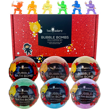 Ninja Surprise Bath Bombs (6 Pack) - Two Sisters Spa