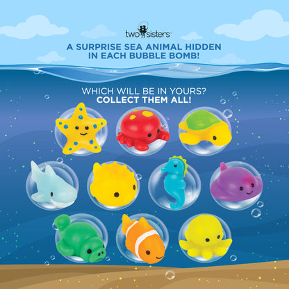 Sea Animal Surprise Bath Bombs (6 Pack) - Two Sisters Spa
