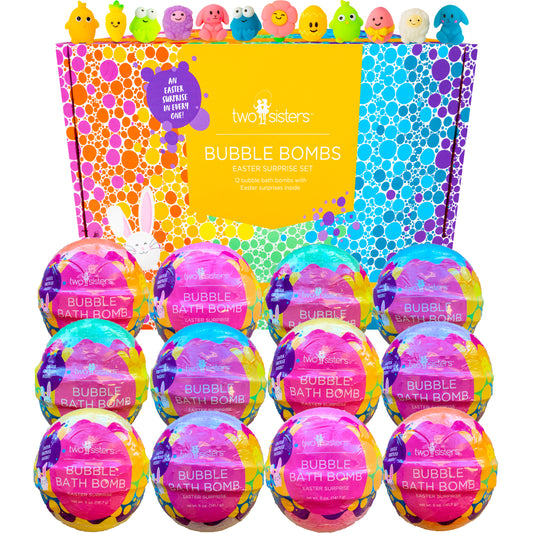 12 Easter Squishy Surprise Bubble Bath Bombs Set